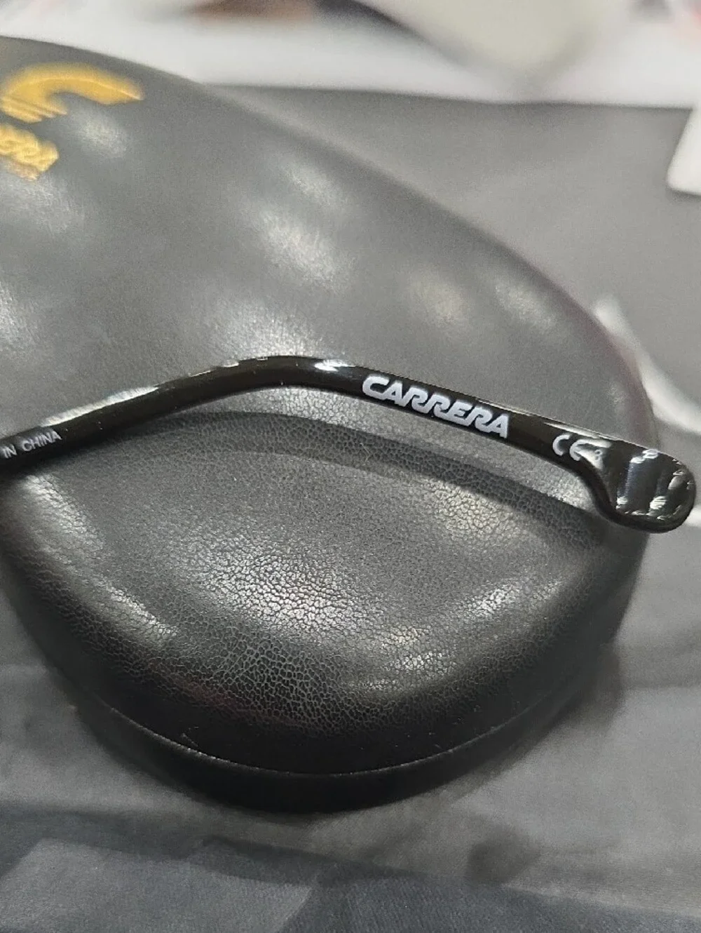 Carrera Tortoiseshell Frame Sunglasses with Dark Lenses